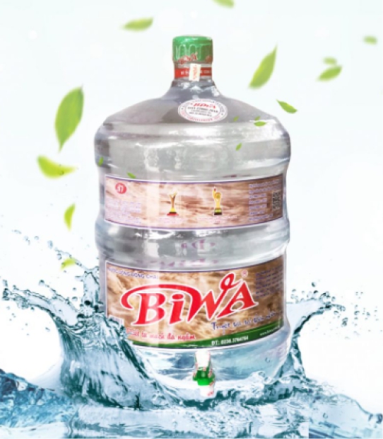 Nước uống đóng chai Biwa loại 21.5L (có vòi)